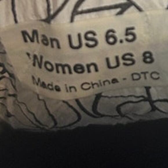 Vans Off The Wall - SK8 Hi Symbols - Sneakers - Black/White - Women's - 8 - Picture 9 of 9